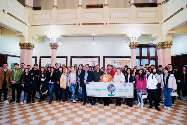 Proiect Erasmus+ Our Green Heritage Awareness - liceenii de la C. N. Al. Odobescu îndeamnă la responsabilitate față de mediu!